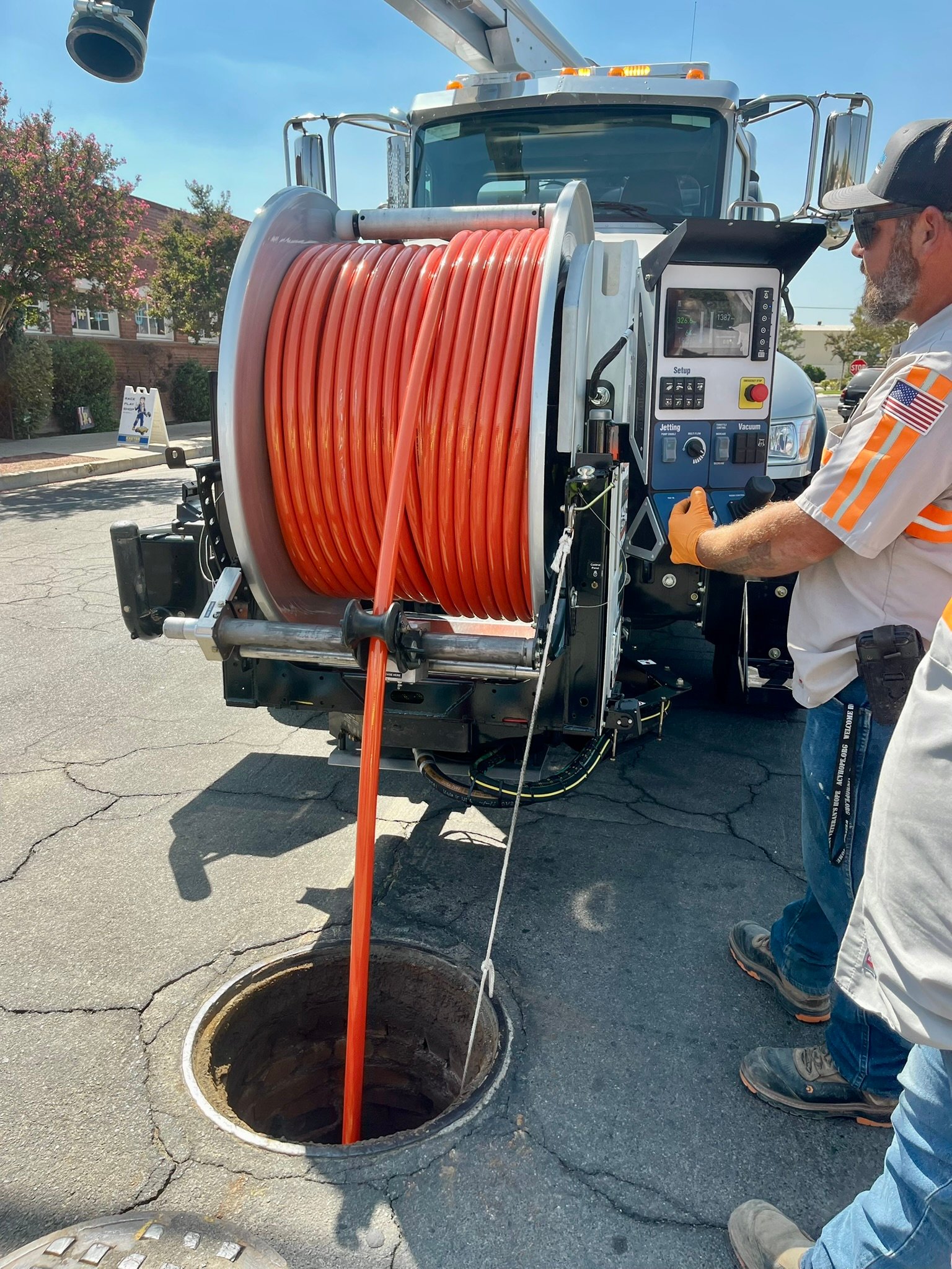 Sewer maintenance machine service and repair