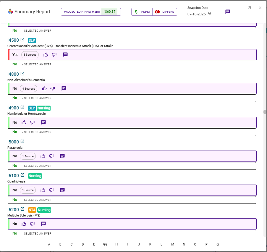 PreciseMDS Software Interface