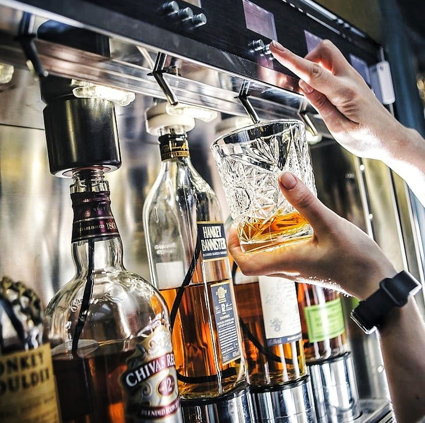 Dispensador WineEmotion diseño elegante para cava