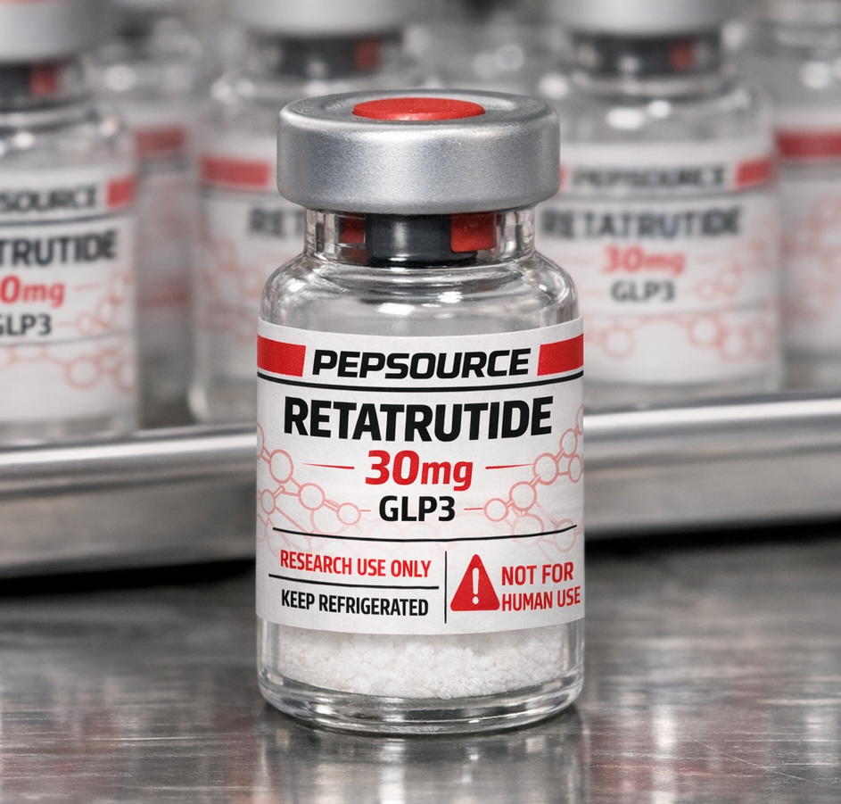 Retatrutide peptide vial