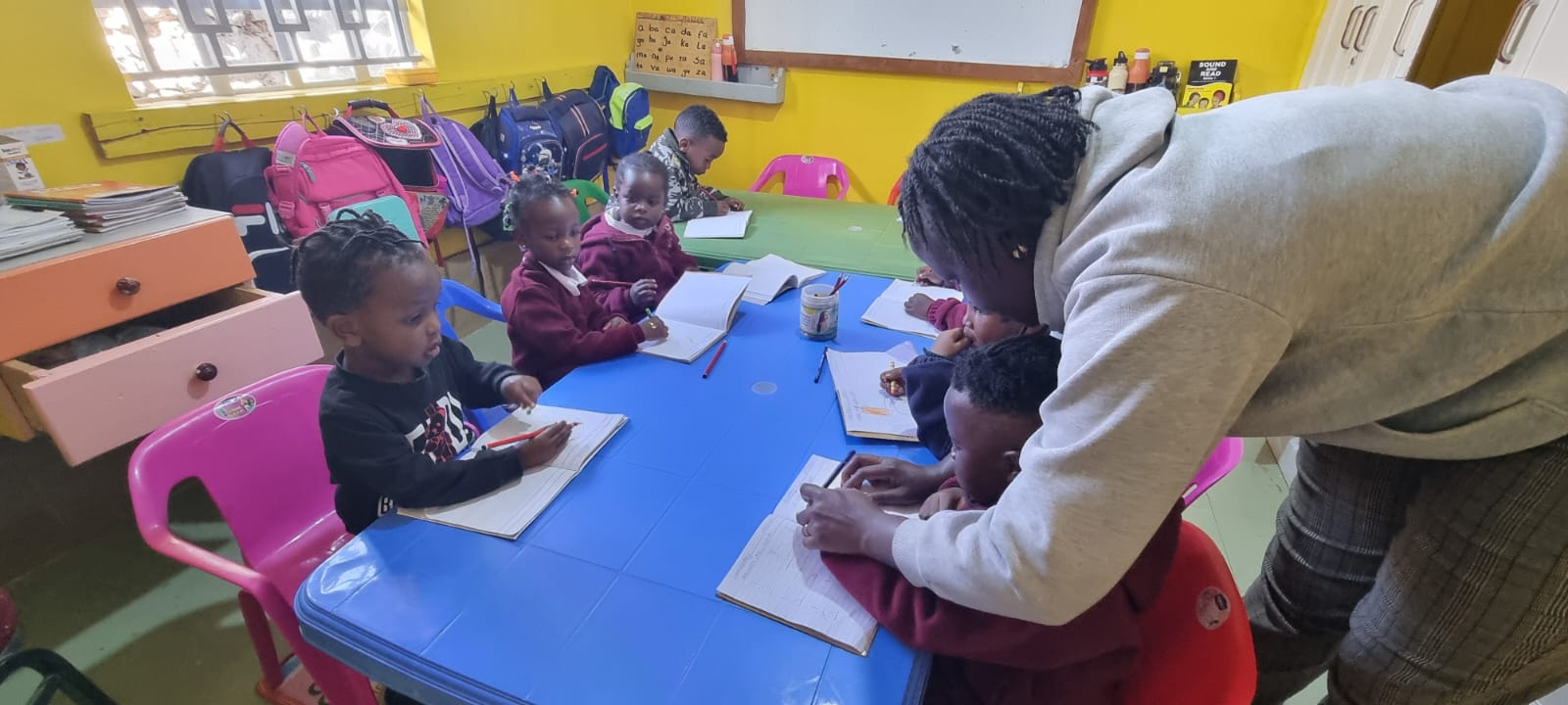 Pre-Primary classroom scene at Kindernest Academy