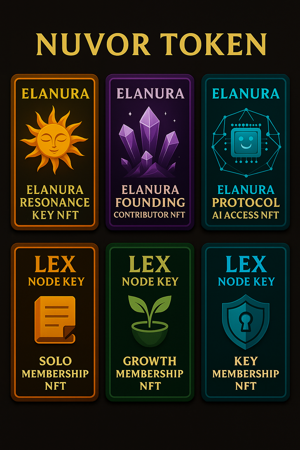 NUVOR Token NFTs - DAO Access Keys