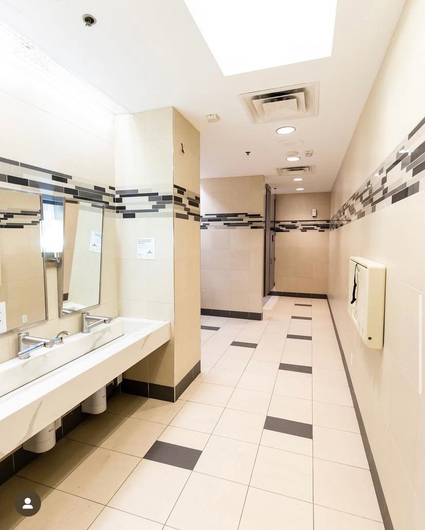 Promenade Mall Bathroom construction project