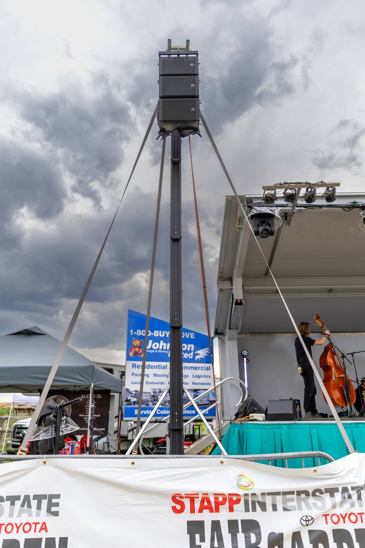 Line array speaker system