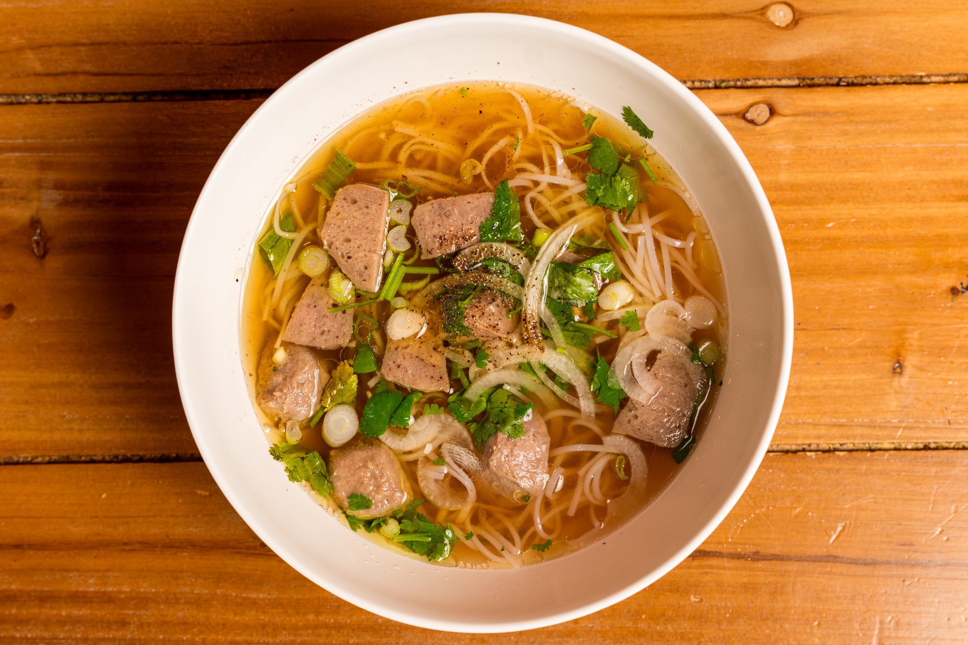 Vietnamese pho soup
