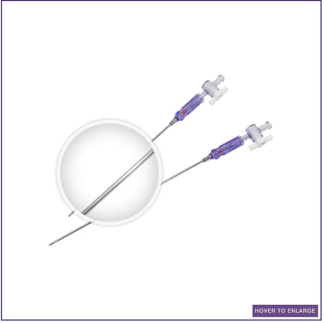 Aguja Veress para insuflación en cirugía laparoscópica