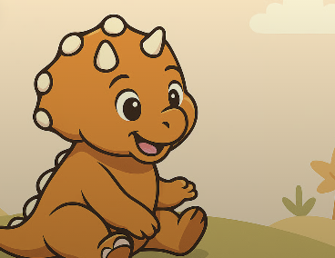 Rawr Rawr Dinosaur character