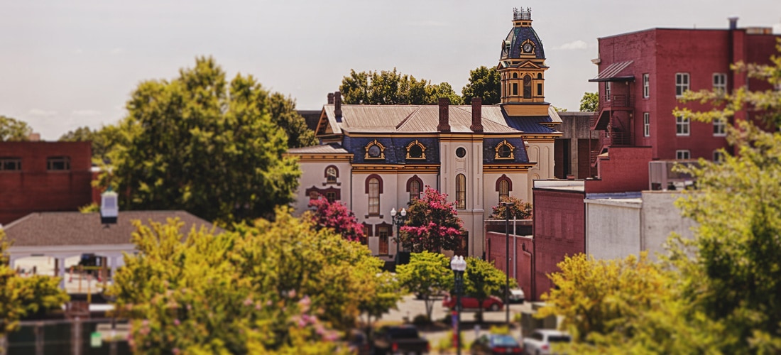 Old courthouse in downtown Concord