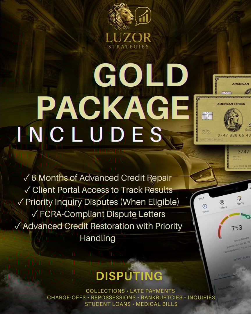 Gold Package - Advanced Credit Repair