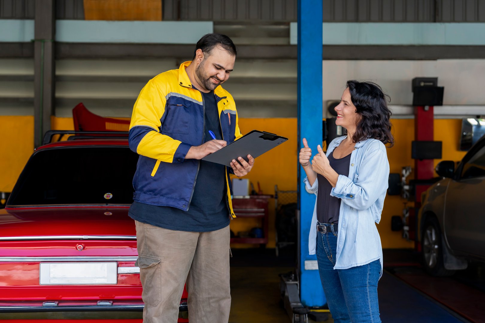 Happy Customer German Auto Repair Service Goleta Santa Barbara Satisfied Client