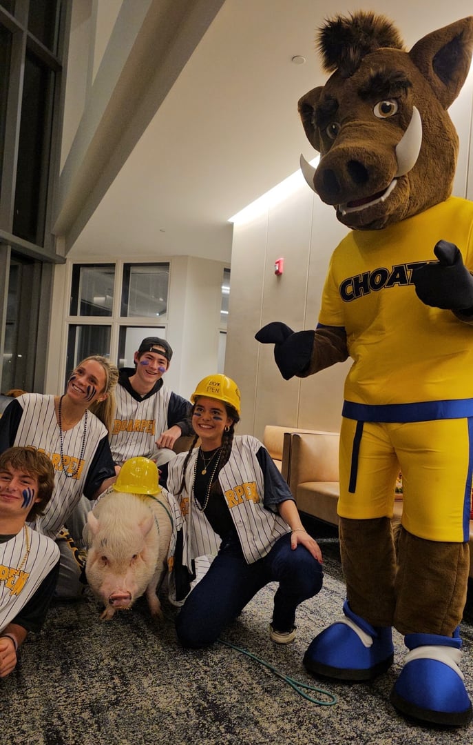 Boy reading in library