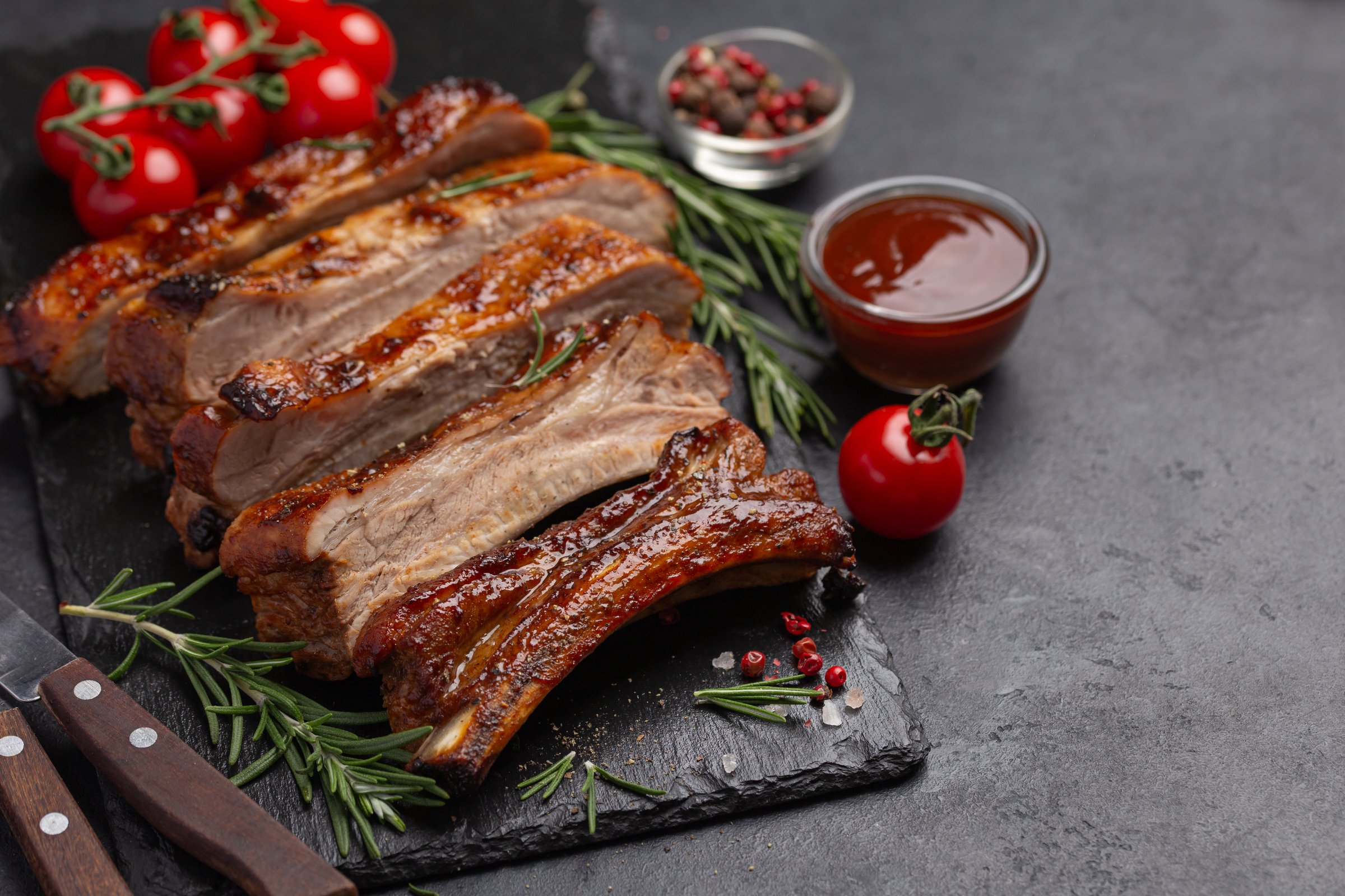 Delicious BBQ ribs