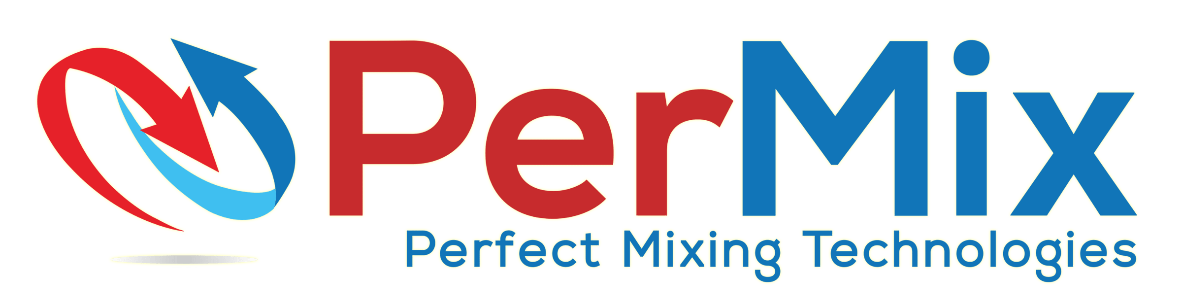 Logo with red and blue arrows forming a circle, text reads PerMix Perfect Mixing Technologies.