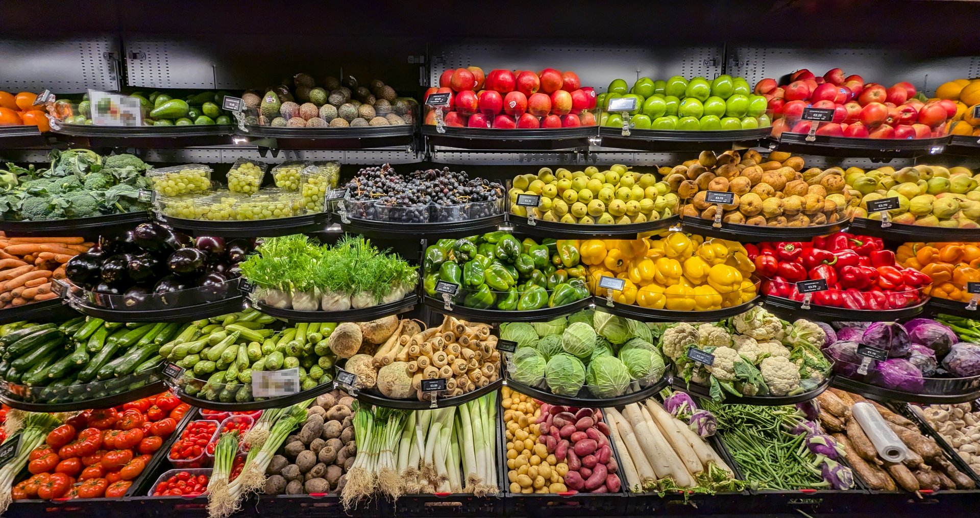 Fresh produce display