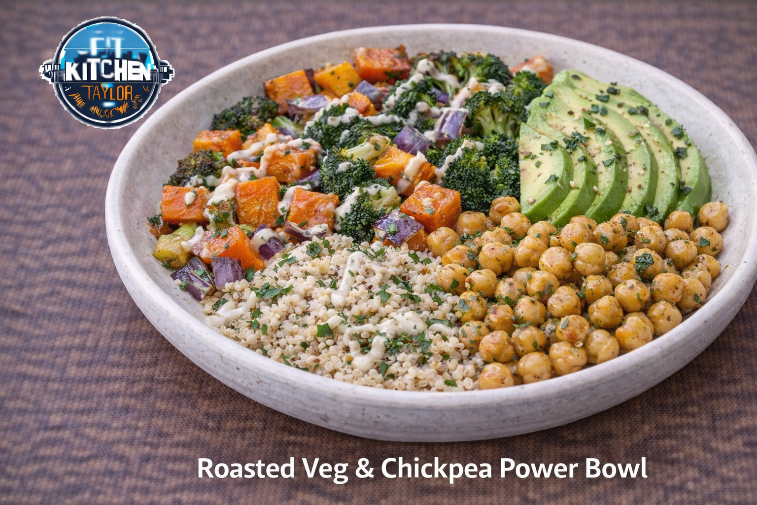 Roasted Vegetable & Chickpea Power Bowl