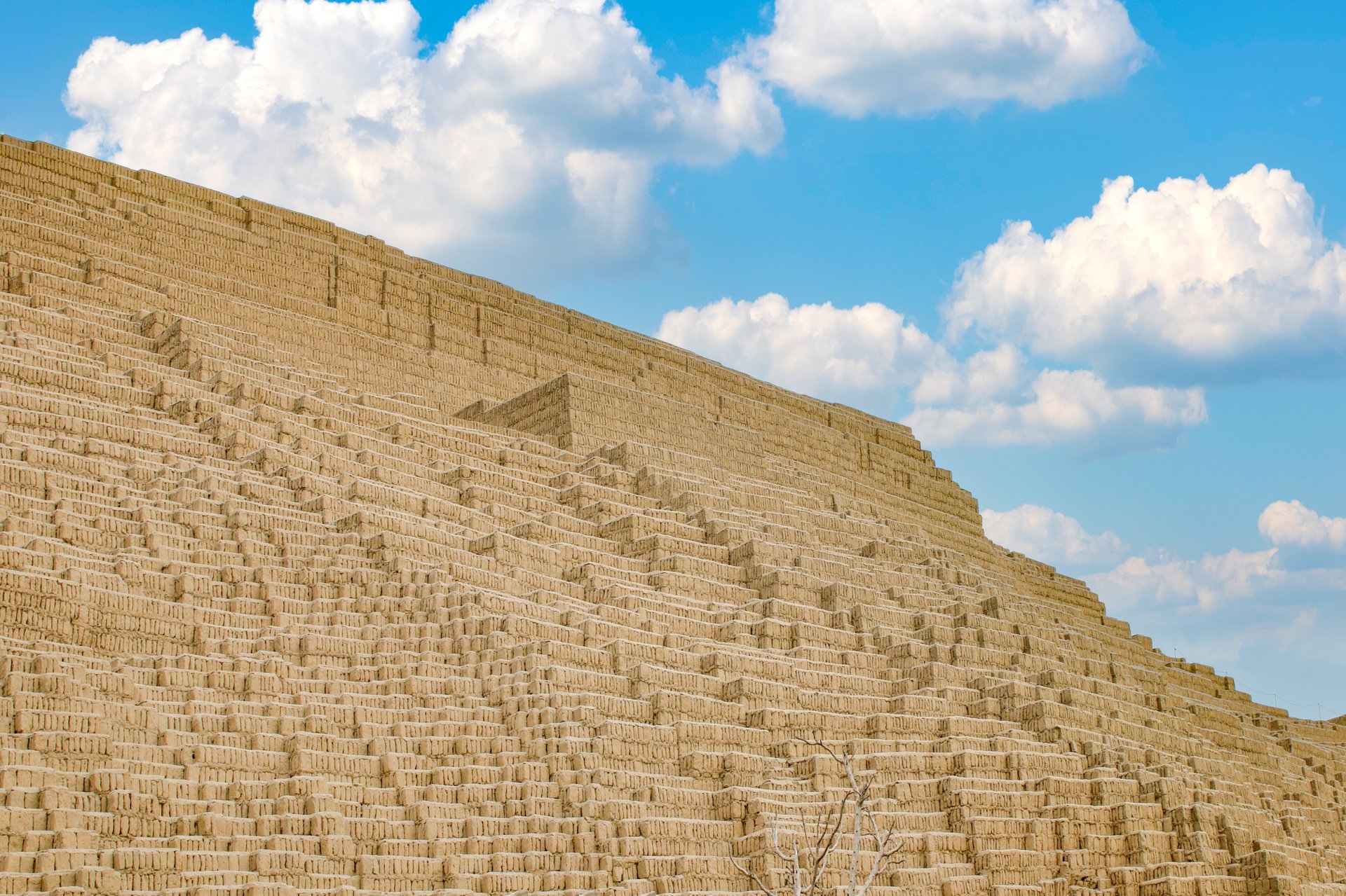The Huaca Pucllana, also Huaca Juliana is a great adobe and clay pyramid located in the Miraflores district of Lima, Peruv