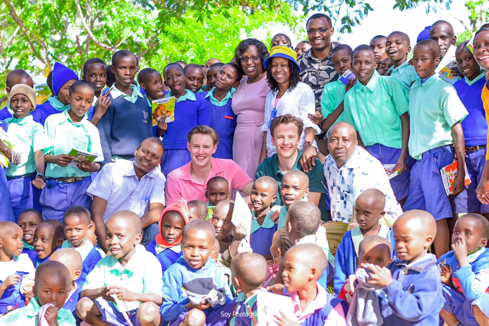 Students at Sinai Primary School Kenya