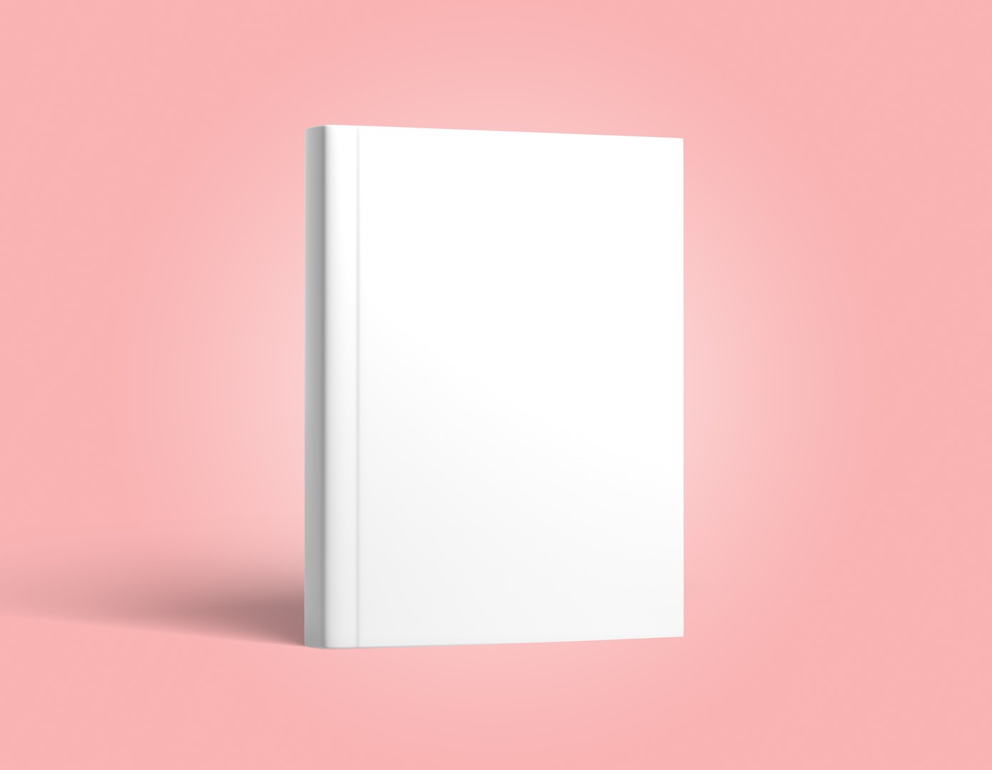 blank book mockup copy space