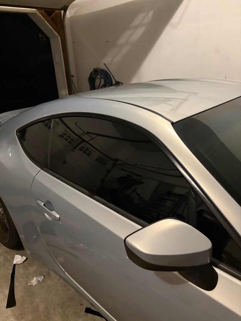 TNM Customs window tinting project