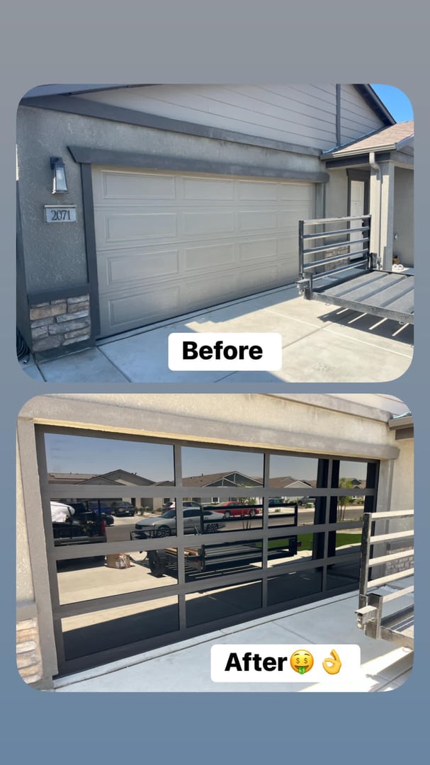 Residential garage door repair