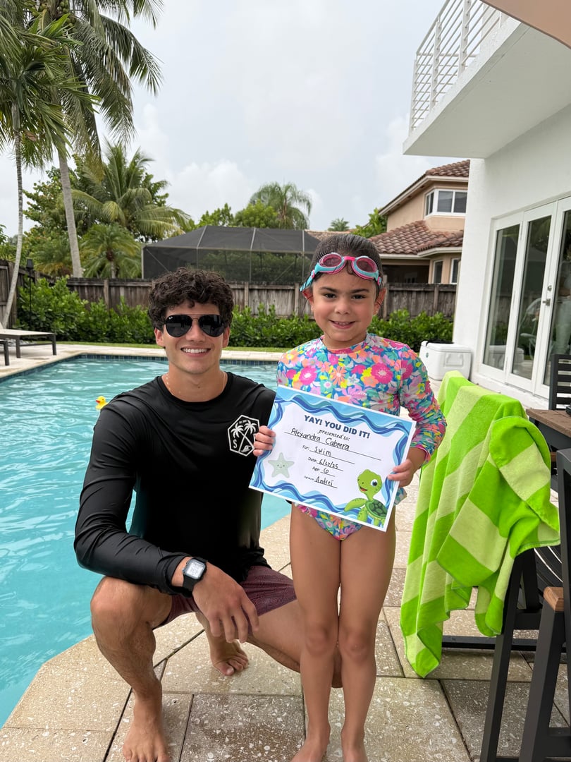 Swim Pro of Miami graduate swimmer