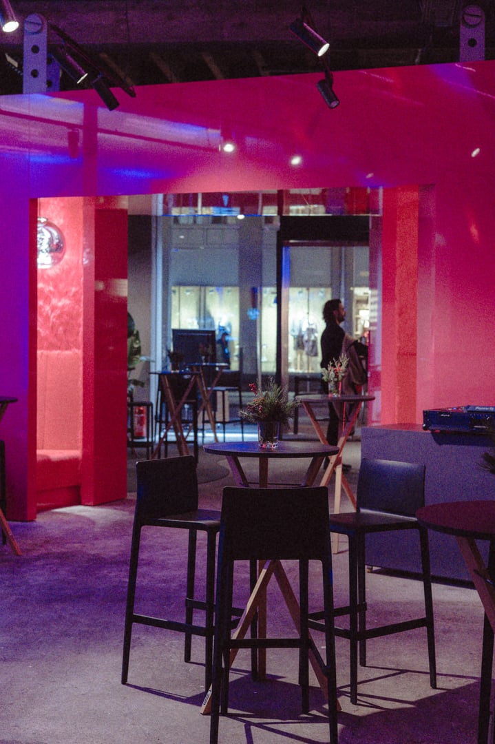 Festliche Dekoration Weihnachtsevent München Altstadt