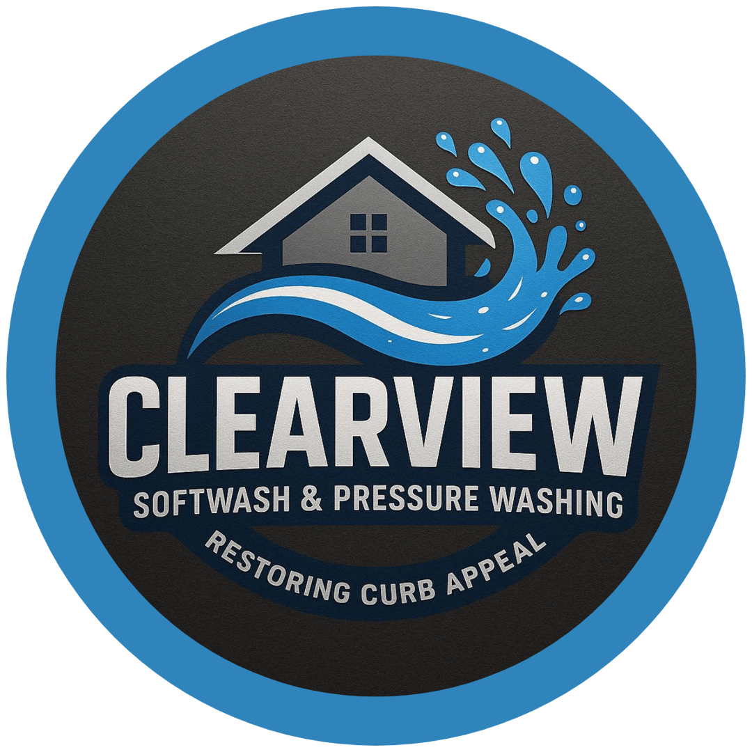 Clearview Softwash & Pressure Washing Logo