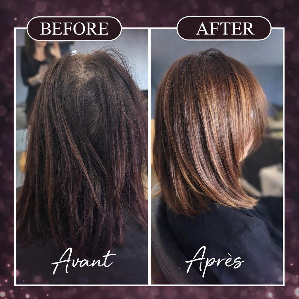 Transformation avant/après