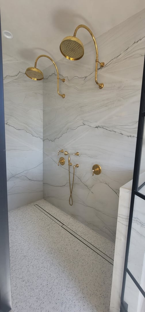 Bathroom renovation project by Mayco Construction