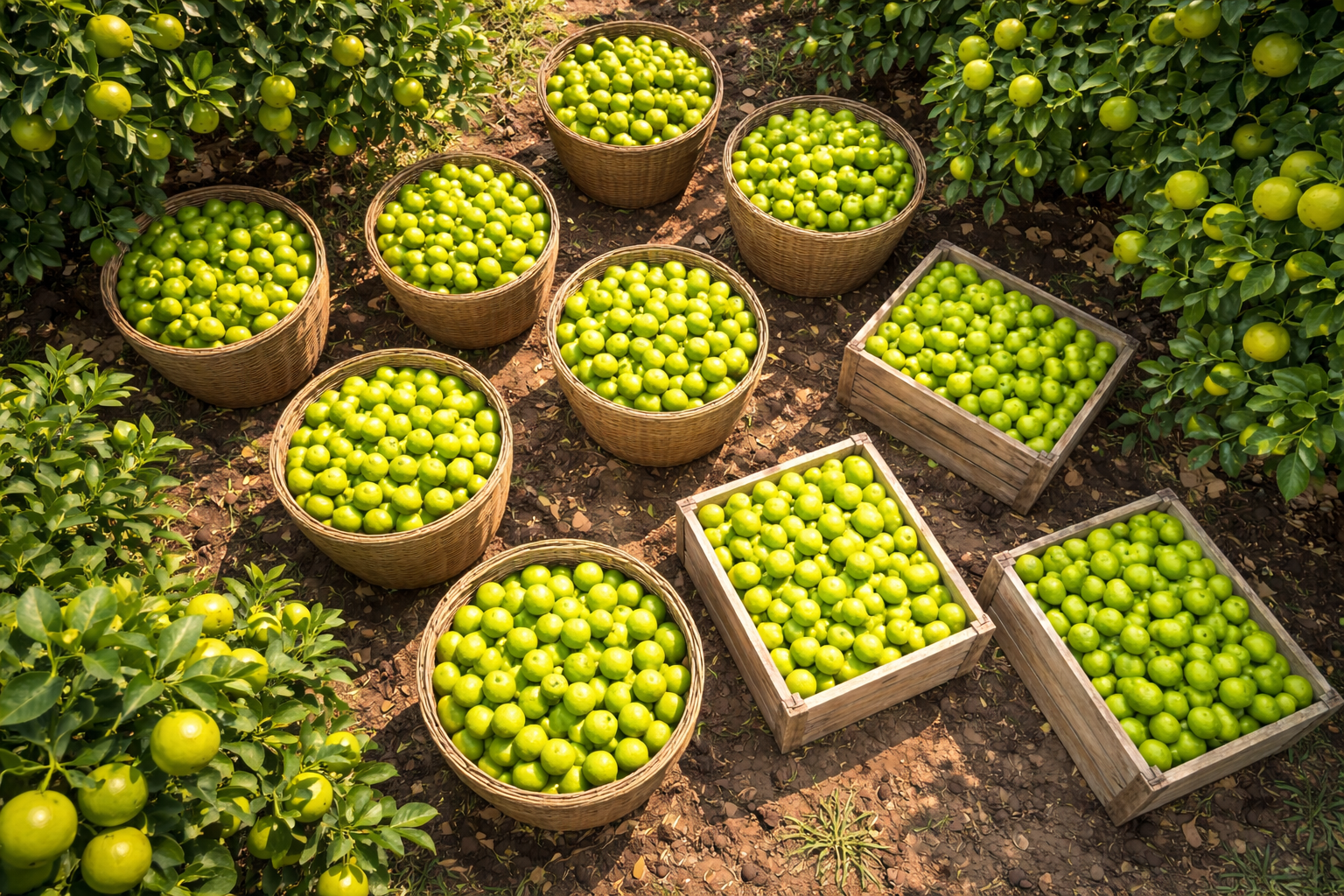 Canastas Citrus Limones