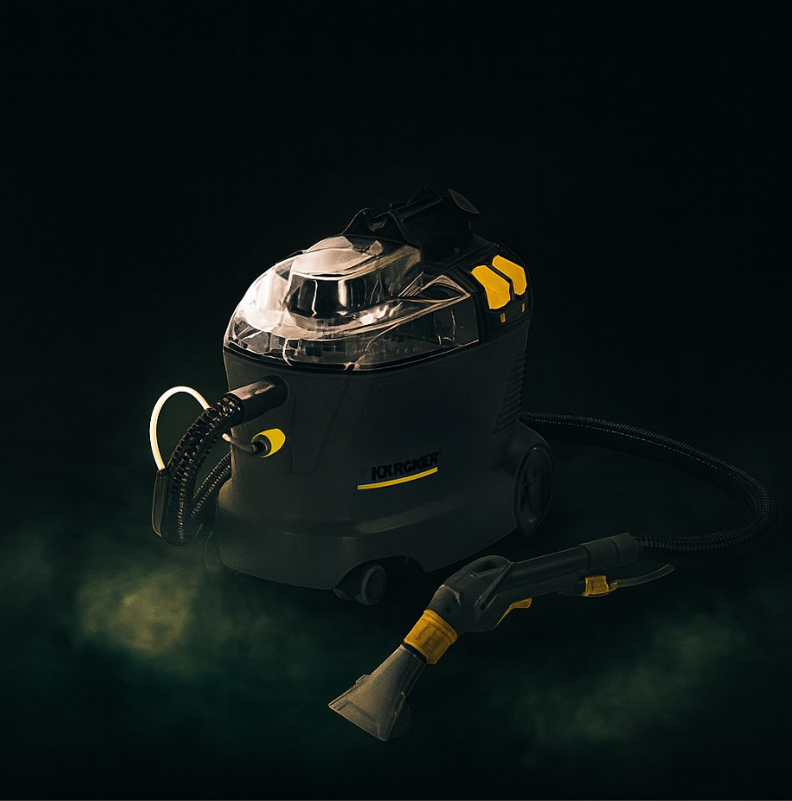 Extrator Profissional Kärcher para detalhamento automotivo