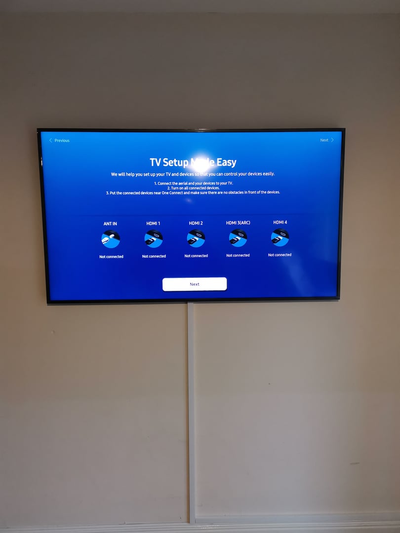 TV mounting work by I'm The Handyman