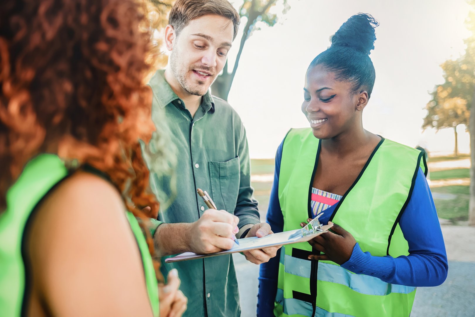 Volunteer organization asking for help and donations for people in need. Humanitarian aid, assistant and community support