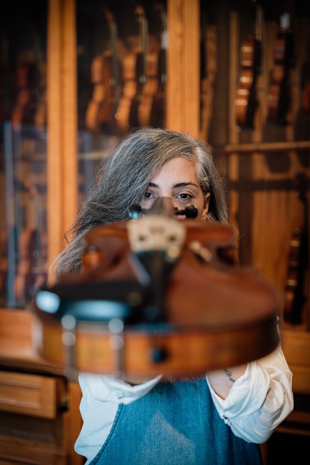 Luthier craftsmanship detail