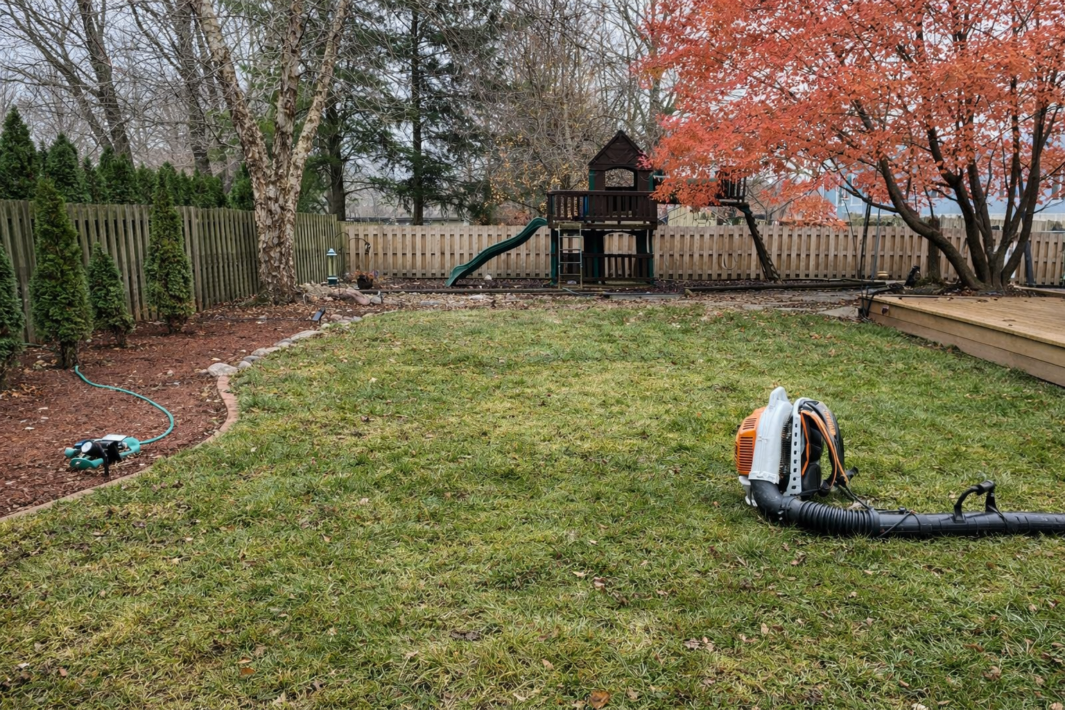 Lawn maintenance project