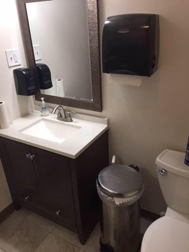 Bathroom after renovation