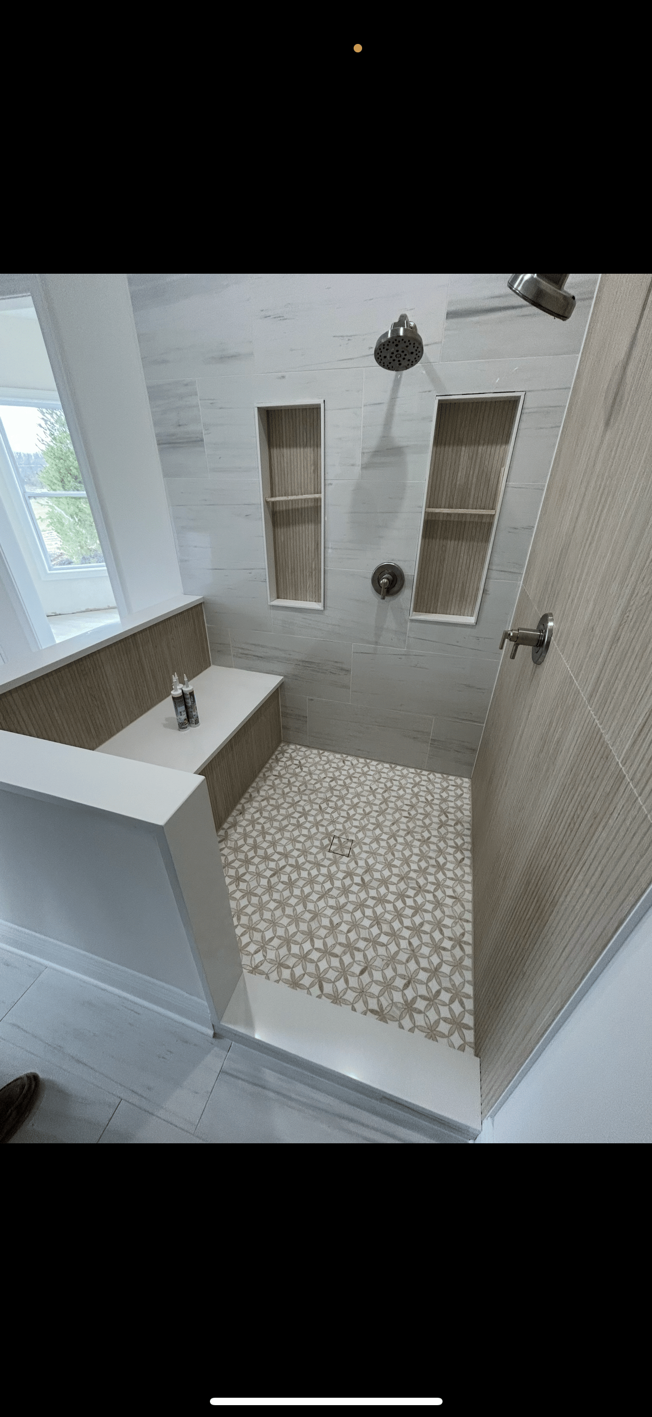 Luxury custom shower installation