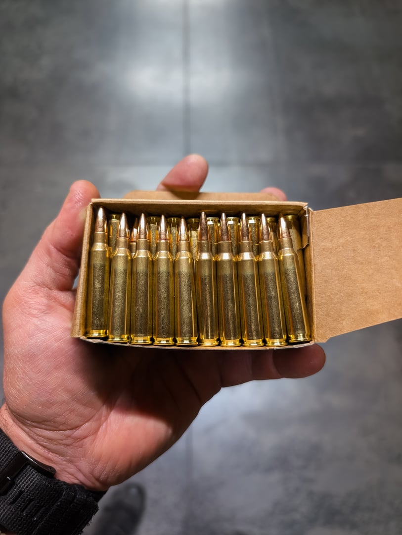 Box of 5.56mm rifle ammunition