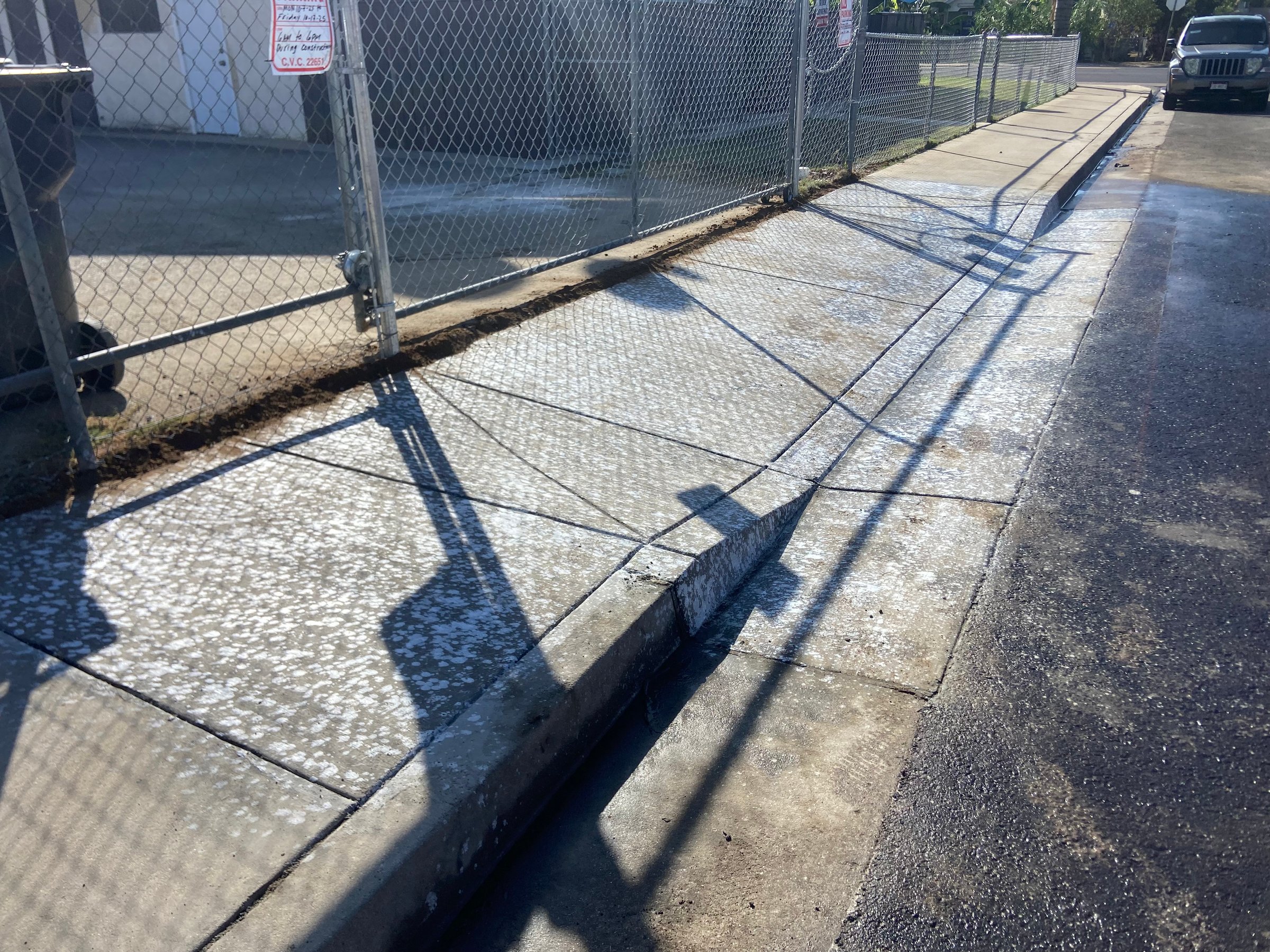 Finished commercial drive approach Kern County