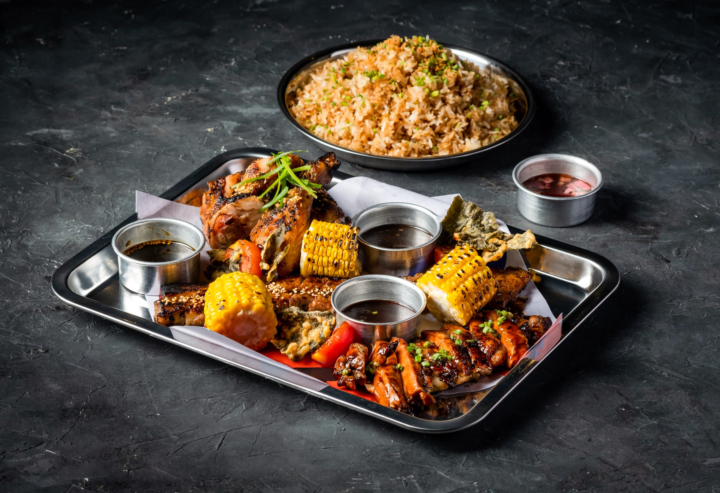 Filipino Feast with Grilled Meat