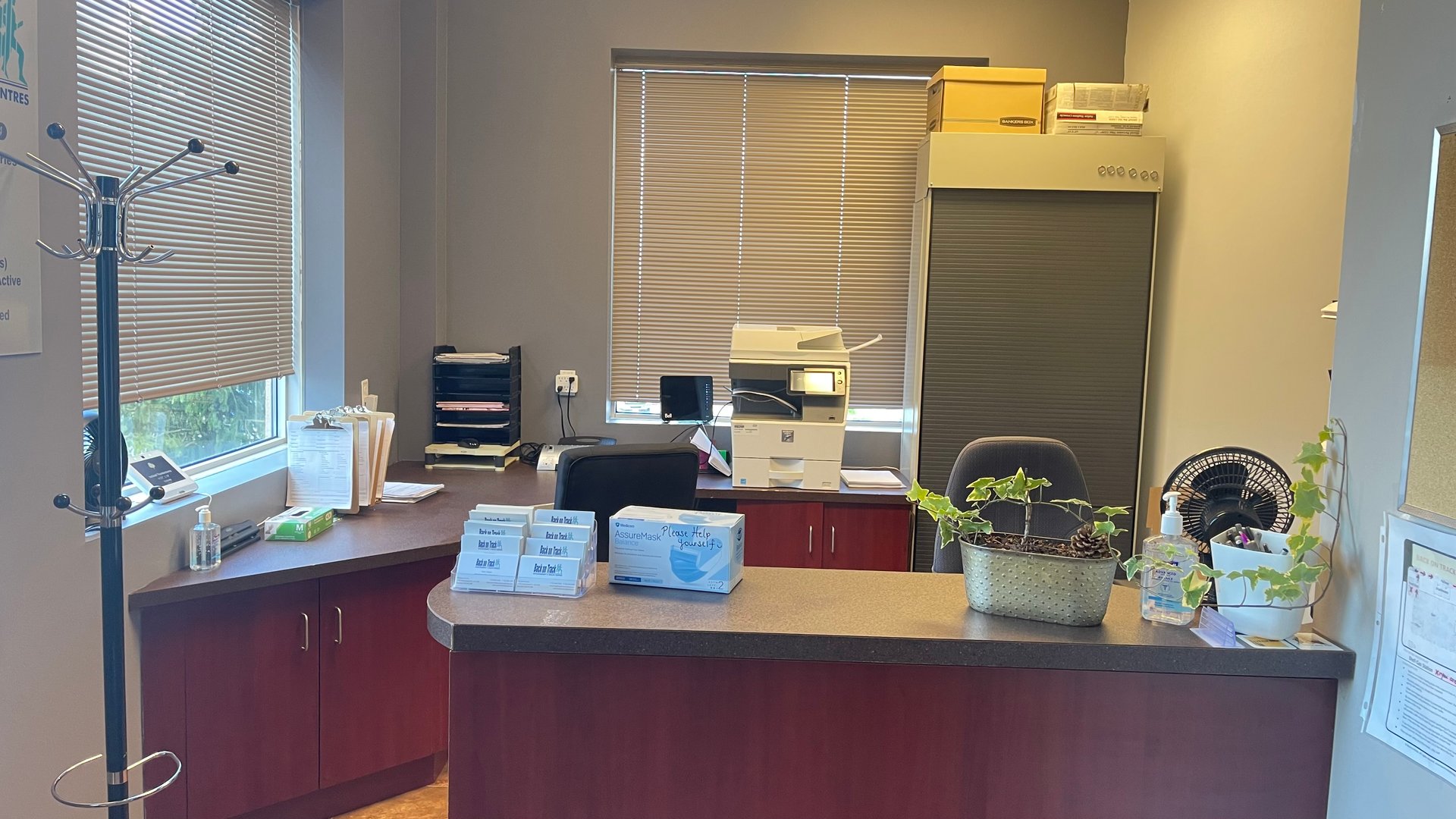 Front desk at Rockland clinic