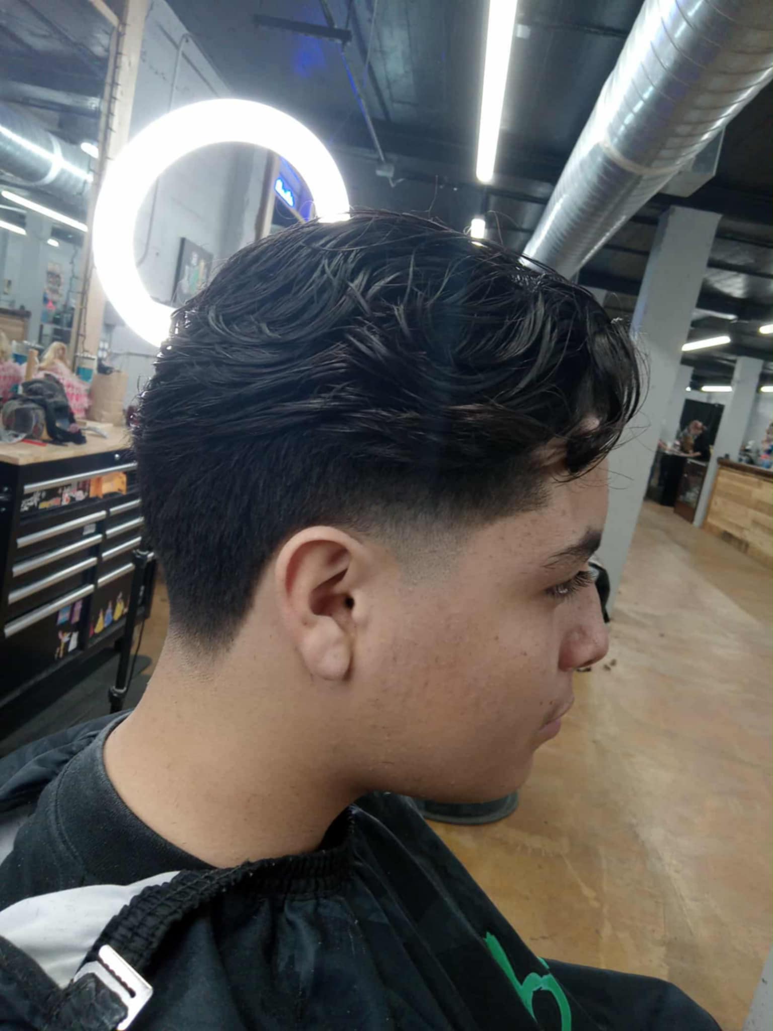 Austin Mitchell haircut