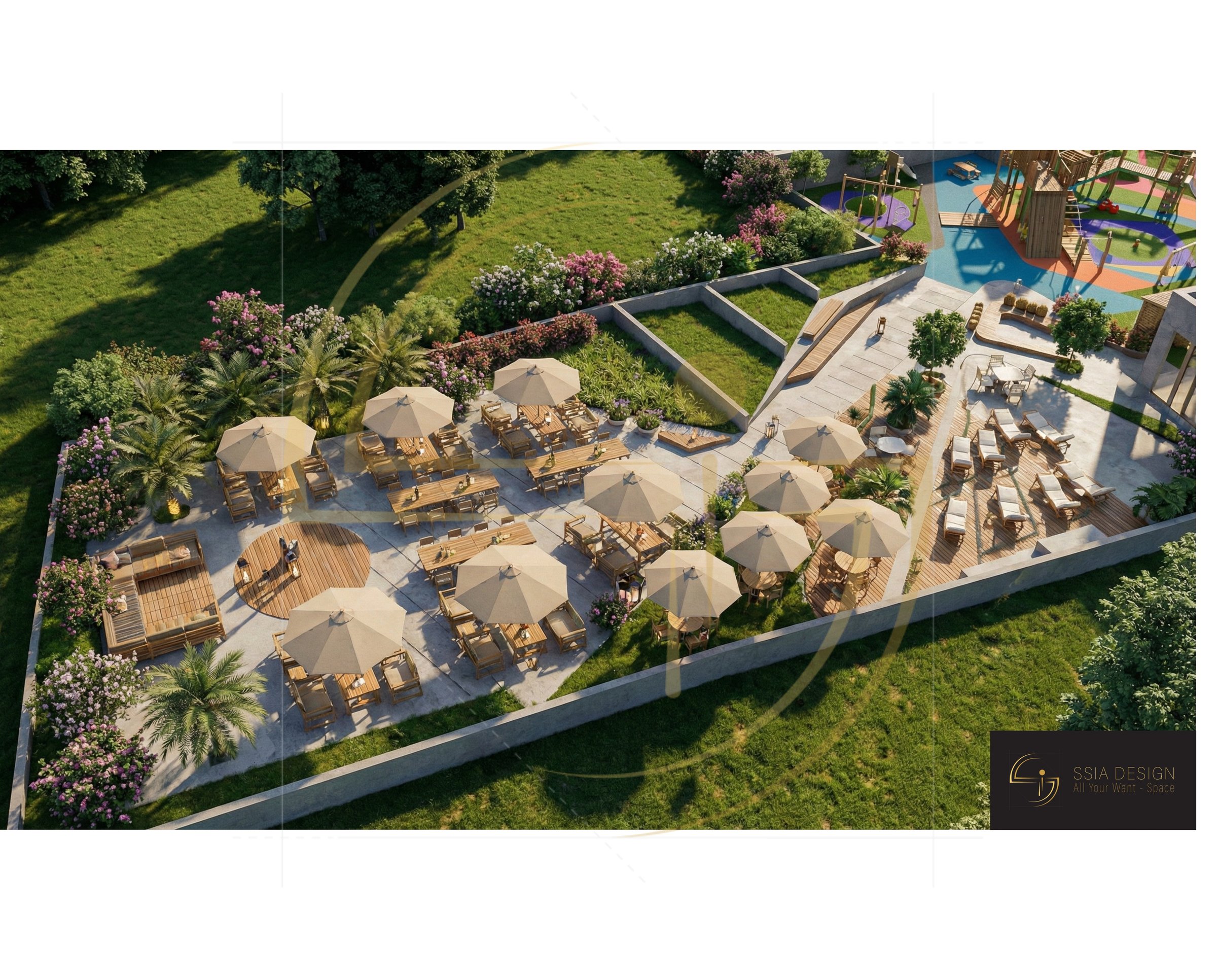 Outdoor Coffee Shop interior