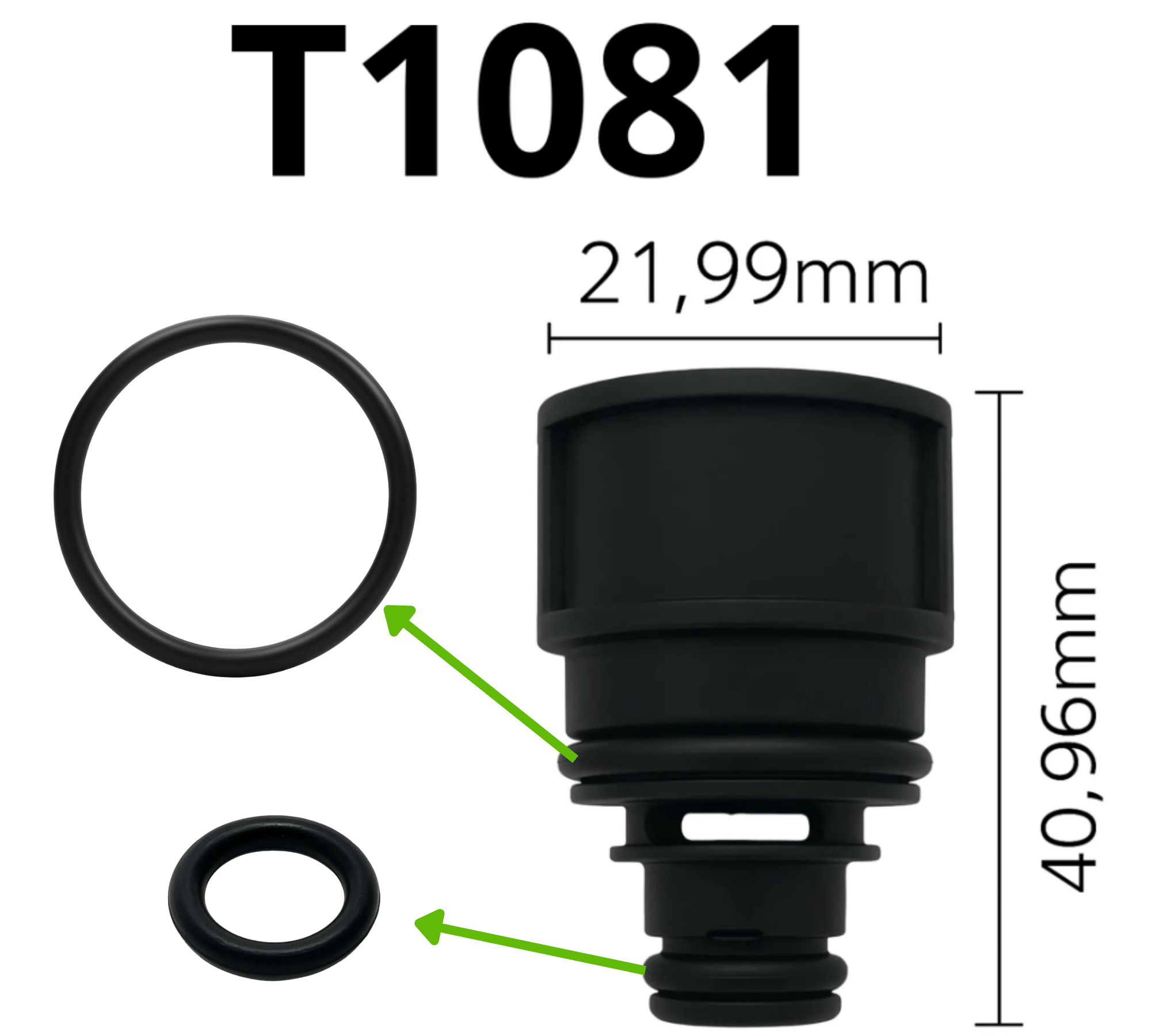 T1081 Tobera Inyector Astra *incluye Orings*