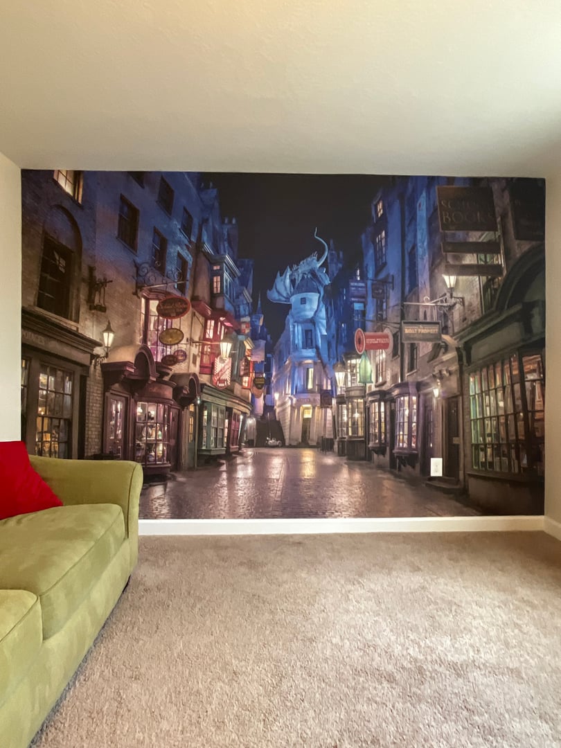 Wallpaper installation project