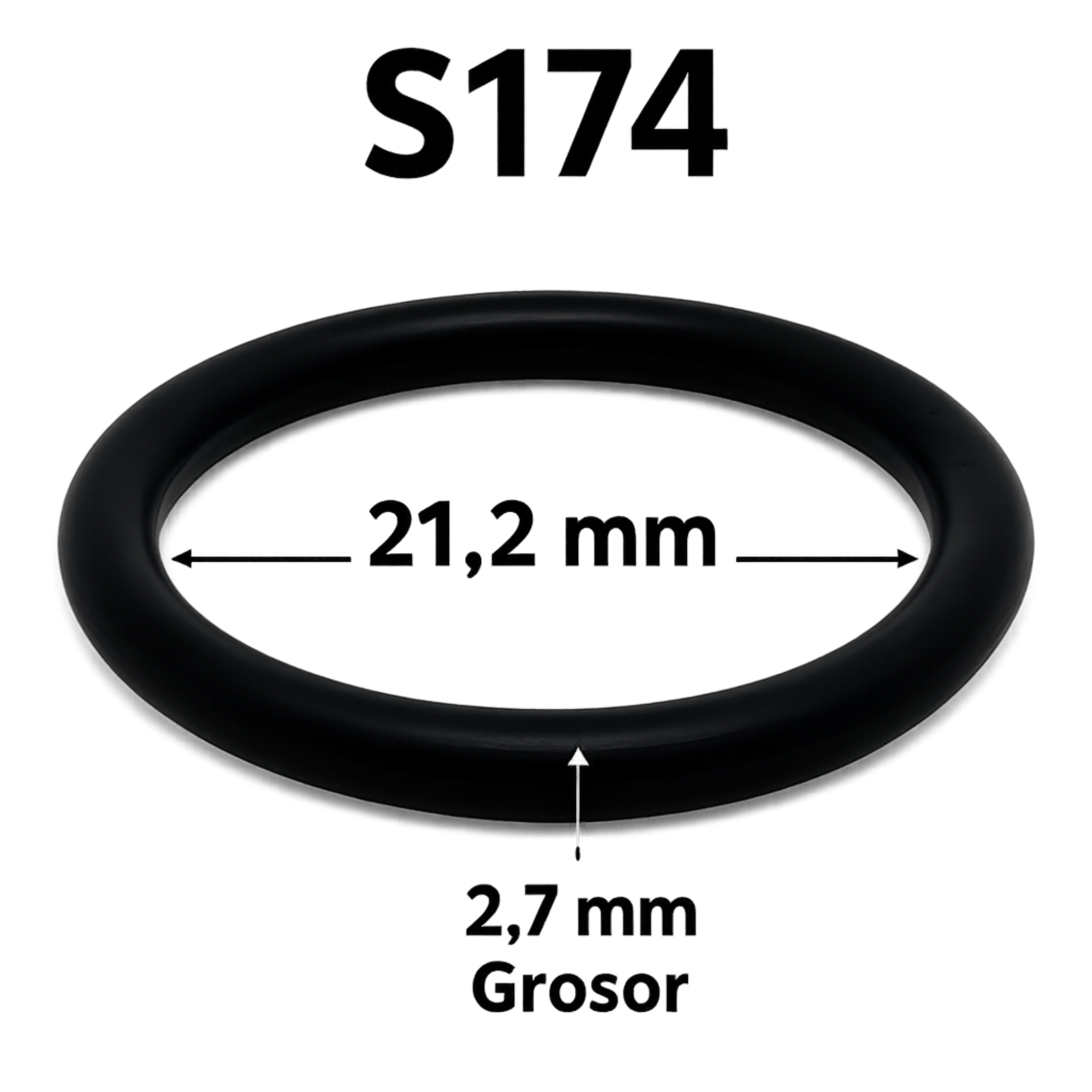 S174 Oring Para Tobera De Inyector Astra Superior
