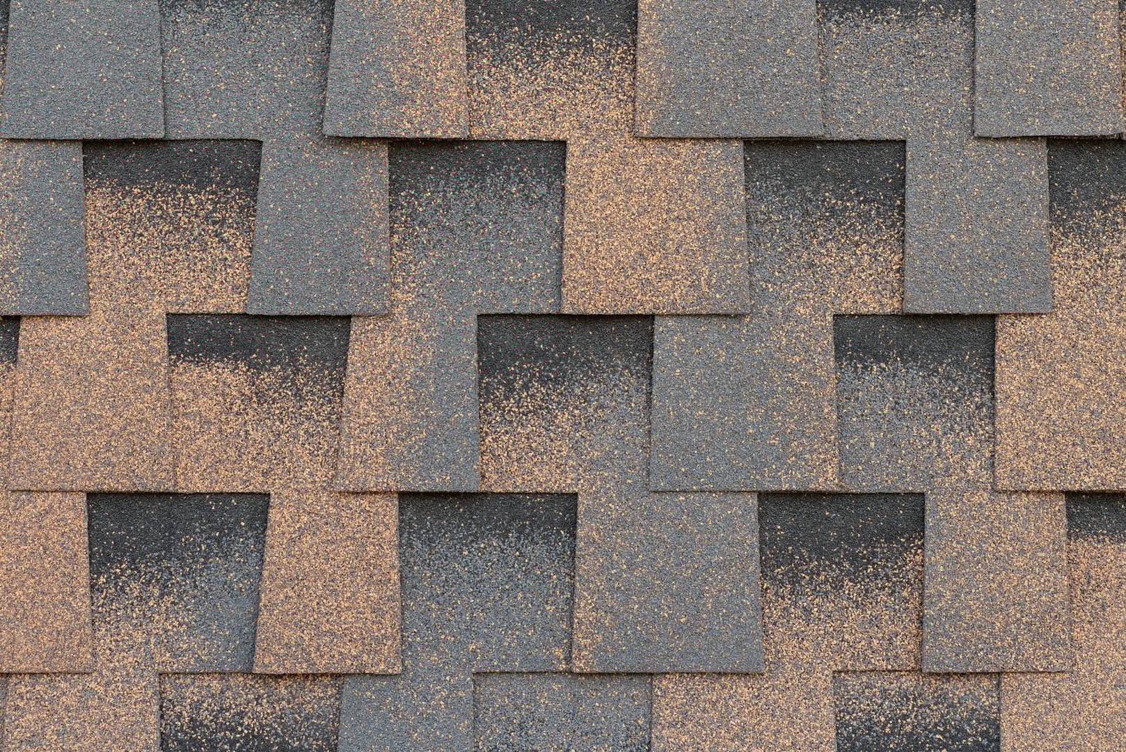 Modern sandy flexible shingles pattern, seamless texture