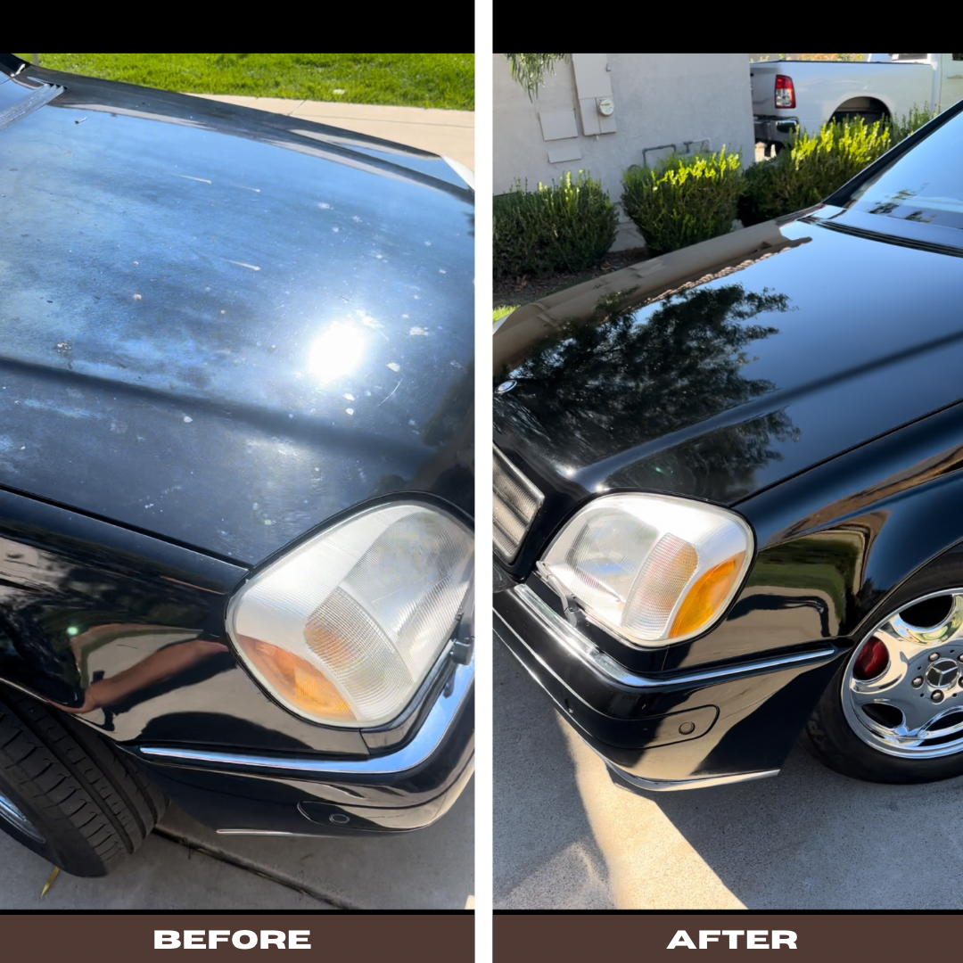 Paint correction removing haze and restoring clarity