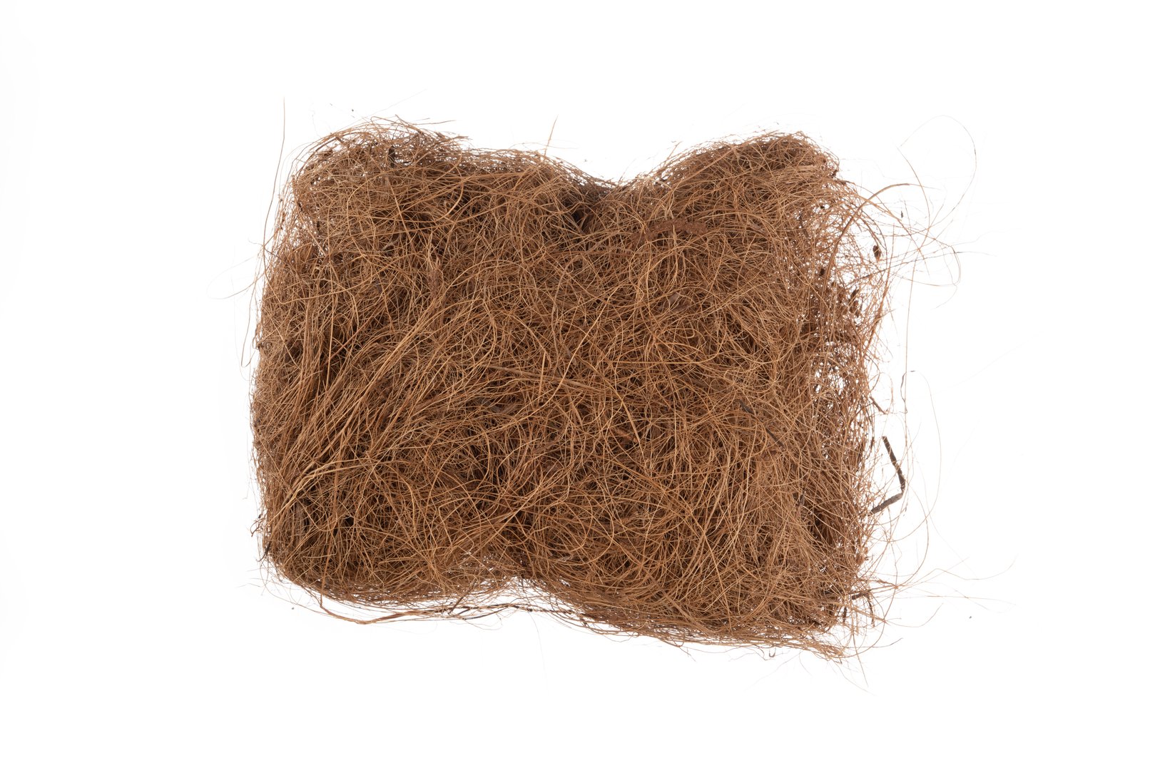 Close-up mattress made of coconut fiber. macro photo with soft focus. High quality photo