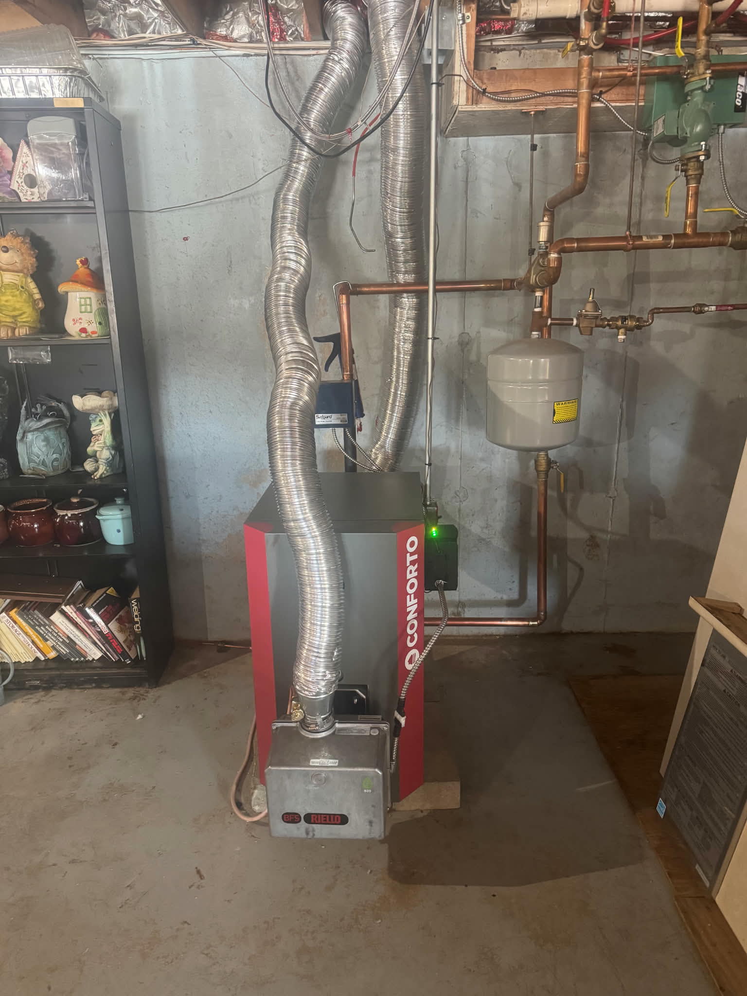 After - New heating installation